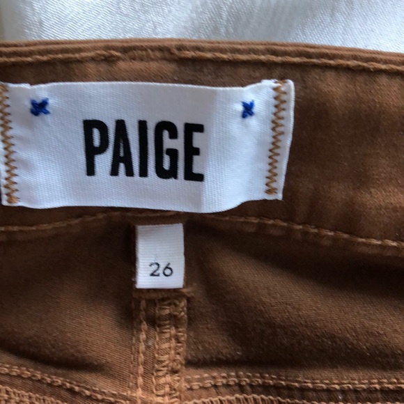Paige Verdugo Leather-Look Coated Jeans - Picture 7 of 8